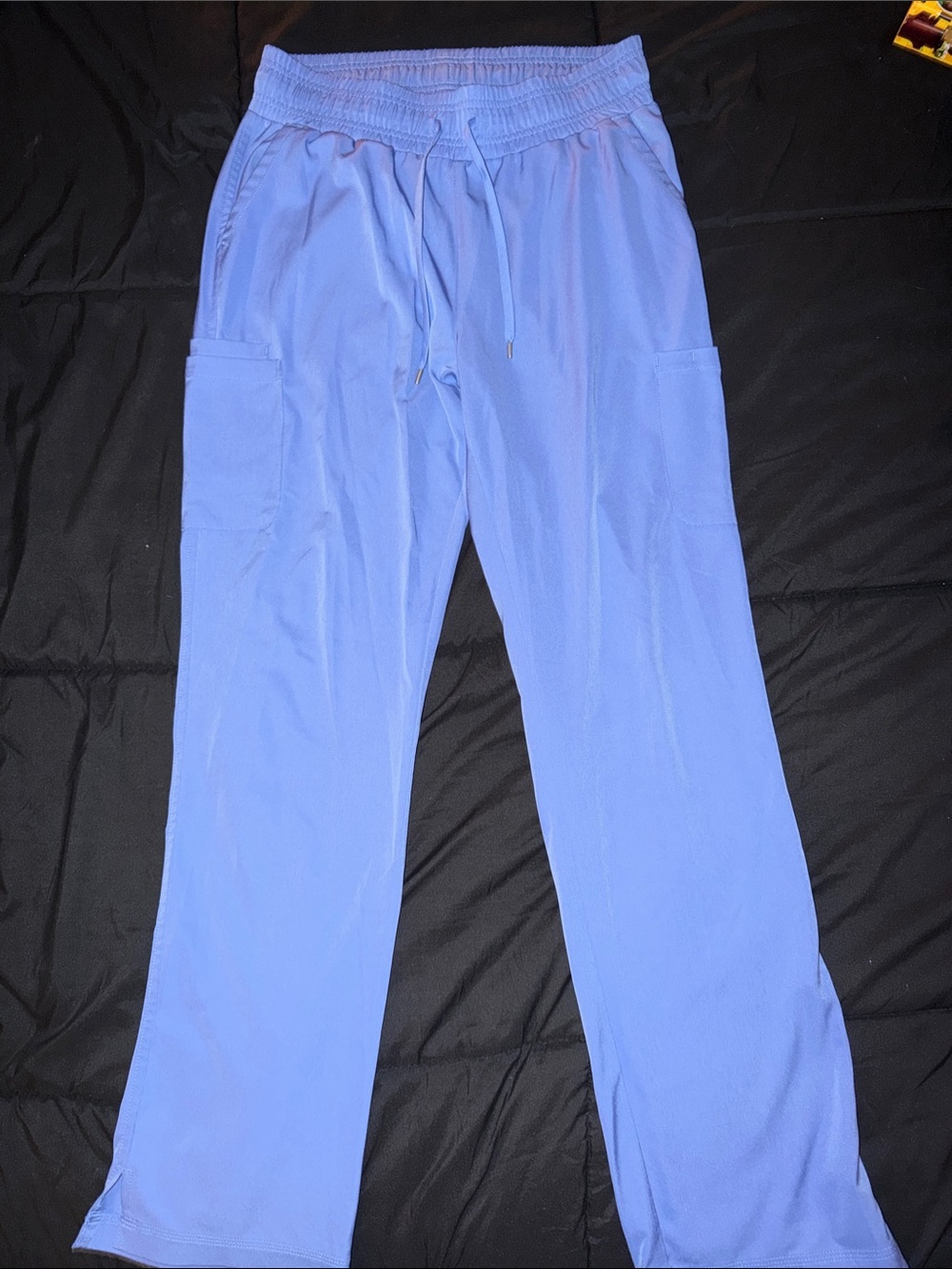 Beyond Scrubs Women’s 7 Pocket Scrub Pant - Ceil Medium Tall